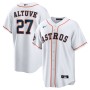 Jose Altuve Houston Astros Nike 2022 World Series Champions Home Replica Jersey - White Jose Altuve Houston Astros Nike 2022 World Series Champions Home Replica Jersey - White