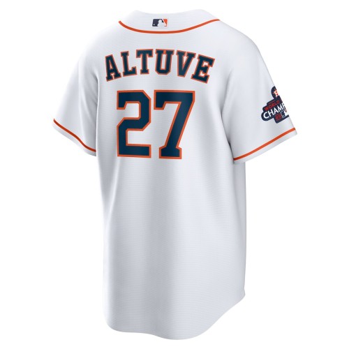 Jose Altuve Houston Astros Nike 2022 World Series Champions Home Replica Jersey - White Jose Altuve Houston Astros Nike 2022 World Series Champions Home Replica Jersey - White