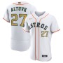 Jose Altuve Houston Astros Nike 2023 Gold Collection Authentic Player Jersey - White Jose Altuve Houston Astros Nike 2023 Gold Collection Authentic Player Jersey - White