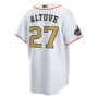 Jose Altuve Houston Astros Nike 2023 Gold Collection Replica Player Jersey - White/Gold Jose Altuve Houston Astros Nike 2023 Gold Collection Replica Player Jersey - White/Gold