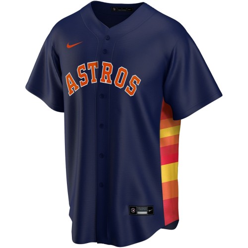 Houston Astros Nike Alternate Replica Custom Jersey - Navy Houston Astros Nike Alternate Replica Custom Jersey - Navy