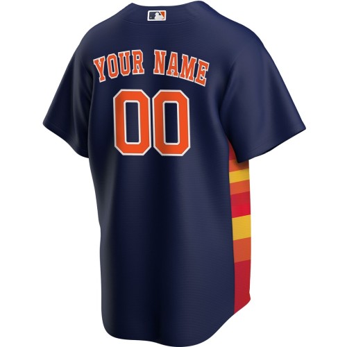 Houston Astros Nike Alternate Replica Custom Jersey - Navy Houston Astros Nike Alternate Replica Custom Jersey - Navy