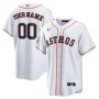 Houston Astros Nike 2022 World Series Home Custom Replica Jersey - White Houston Astros Nike 2022 World Series Home Custom Replica Jersey - White