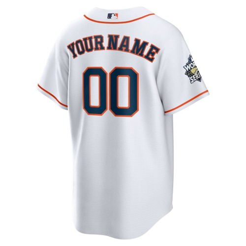 Houston Astros Nike 2022 World Series Home Custom Replica Jersey - White Houston Astros Nike 2022 World Series Home Custom Replica Jersey - White