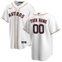Houston Astros Nike Home Replica Custom Jersey - White Houston Astros Nike Home Replica Custom Jersey - White