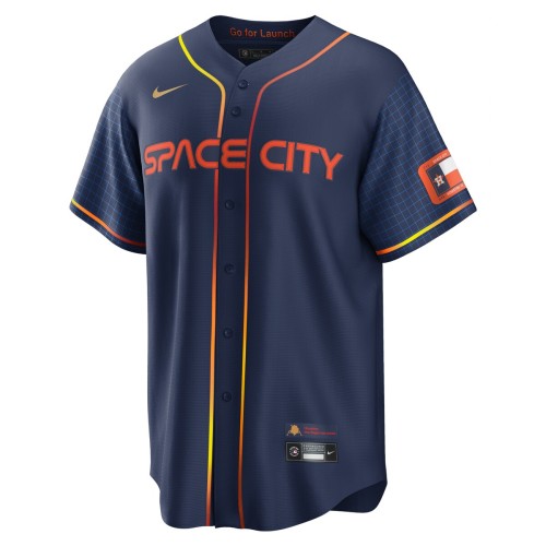 Yordan Alvarez Houston Astros Nike 2022 City Connect Replica Player Jersey - Navy Yordan Alvarez Houston Astros Nike 2022 City Connect Replica Player Jersey - Navy