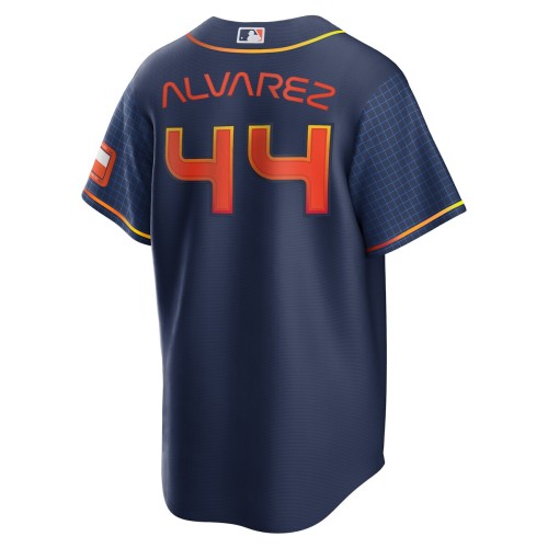 Yordan Alvarez Houston Astros Nike 2022 City Connect Replica Player Jersey - Navy Yordan Alvarez Houston Astros Nike 2022 City Connect Replica Player Jersey - Navy