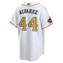 Yordan Alvarez Houston Astros Nike 2023 Gold Collection Replica Player Jersey - White/Gold Yordan Alvarez Houston Astros Nike 2023 Gold Collection Replica Player Jersey - White/Gold