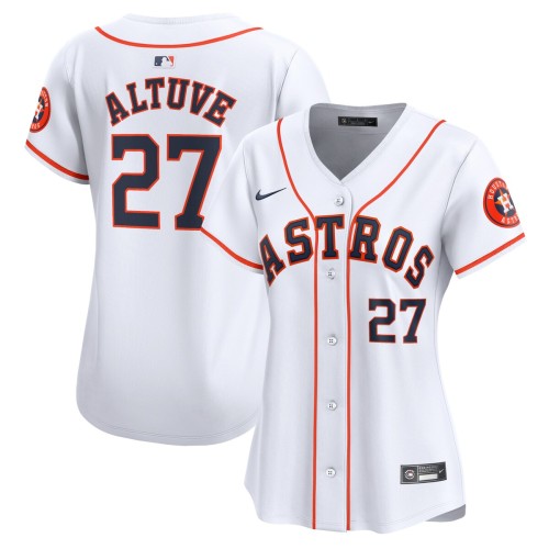 Jose Altuve Houston Astros Nike Women's Home Limited Player Jersey - White Jose Altuve Houston Astros Nike Women's Home Limited Player Jersey - White