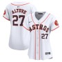 Jose Altuve Houston Astros Nike Women's Home Limited Player Jersey - White Jose Altuve Houston Astros Nike Women's Home Limited Player Jersey - White