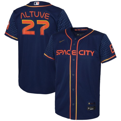 Jose Altuve Houston Astros Nike Youth 2022 City Connect Replica Player Jersey - Navy Jose Altuve Houston Astros Nike Youth 2022 City Connect Replica Player Jersey - Navy