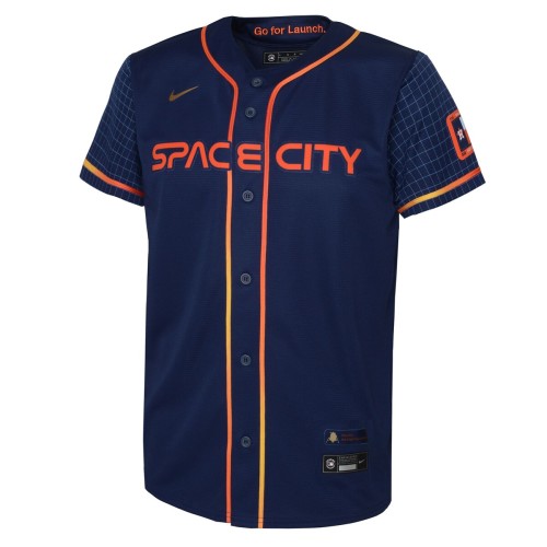 Jose Altuve Houston Astros Nike Youth 2022 City Connect Replica Player Jersey - Navy Jose Altuve Houston Astros Nike Youth 2022 City Connect Replica Player Jersey - Navy