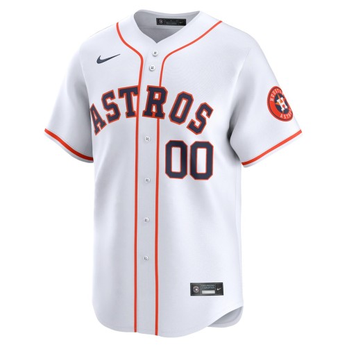 Houston Astros Nike Youth Home Limited Custom Jersey - White Houston Astros Nike Youth Home Limited Custom Jersey - White