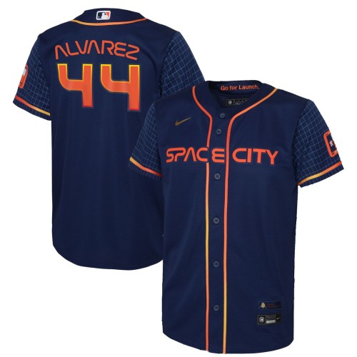 Yordan Alvarez Houston Astros Nike Youth 2022 City Connect Replica Player Jersey - Navy Yordan Alvarez Houston Astros Nike Youth 2022 City Connect Replica Player Jersey - Navy