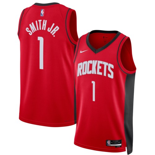 Jabari Smith Jr. Houston Rockets Nike Unisex 2022 NBA Draft First Round Pick Swingman Jersey - Icon Edition - Red Jabari Smith Jr. Houston Rockets Nike Unisex 2022 NBA Draft First Round Pick Swingman Jersey - Icon Edition - Red