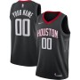 Houston Rockets Nike Swingman Custom Jersey Black - Statement Edition Houston Rockets Nike Swingman Custom Jersey Black - Statement Edition