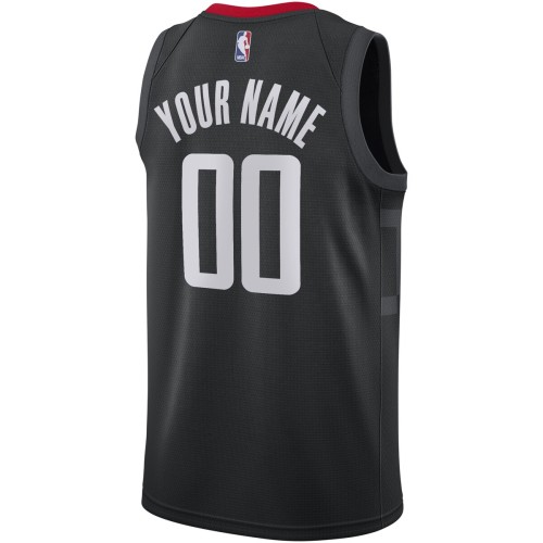 Houston Rockets Nike Swingman Custom Jersey Black - Statement Edition Houston Rockets Nike Swingman Custom Jersey Black - Statement Edition