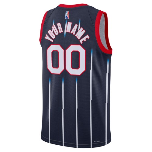 Houston Rockets Nike 2021/22 Swingman Custom Jersey - City Edition - Navy Houston Rockets Nike 2021/22 Swingman Custom Jersey - City Edition - Navy