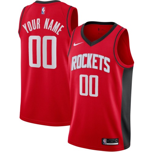 Houston Rockets Nike Custom Swingman Jersey - Icon Edition - Red Houston Rockets Nike Custom Swingman Jersey - Icon Edition - Red