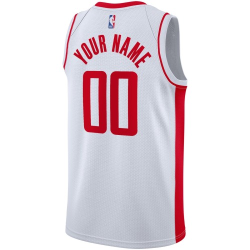 Houston Rockets Nike 2020/21 Swingman Custom Jersey - Association Edition - White Houston Rockets Nike 2020/21 Swingman Custom Jersey - Association Edition - White