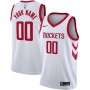Houston Rockets Nike Swingman Custom Jersey - Association Edition - White Houston Rockets Nike Swingman Custom Jersey - Association Edition - White