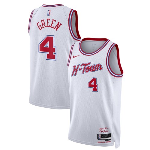 Jalen Green Houston Rockets Nike Unisex 2023/24 Swingman Jersey - White - City Edition Jalen Green Houston Rockets Nike Unisex 2023/24 Swingman Jersey - White - City Edition