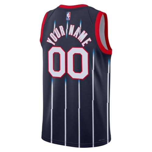 Houston Rockets Nike Unisex 2022/23 Swingman Custom Jersey - City Edition - Navy