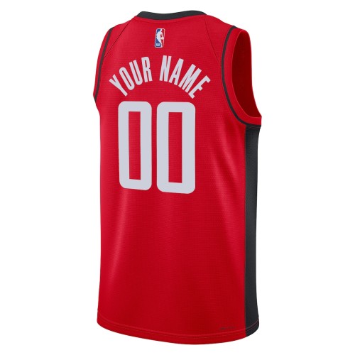 Houston Rockets Nike Unisex 2022/23 Swingman Custom Jersey Red - Icon Edition Houston Rockets Nike Unisex 2022/23 Swingman Custom Jersey Red - Icon Edition