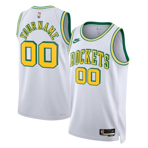 Houston Rockets Nike Unisex 2022/23 Custom Swingman Jersey - Classic Edition - White Houston Rockets Nike Unisex 2022/23 Custom Swingman Jersey - Classic Edition - White