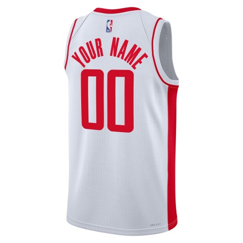 Houston Rockets Nike Unisex 2022/23 Swingman Custom Jersey White - Association Edition Houston Rockets Nike Unisex 2022/23 Swingman Custom Jersey White - Association Edition