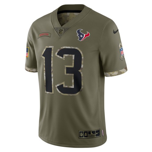 Brandin Cooks Houston Texans Nike 2022 Salute To Service Limited Jersey - Olive Brandin Cooks Houston Texans Nike 2022 Salute To Service Limited Jersey - Olive