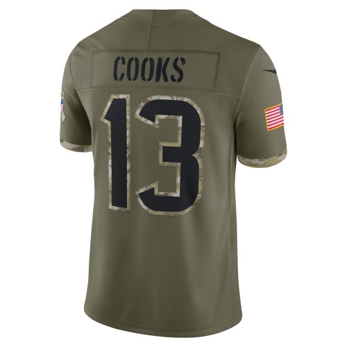 Brandin Cooks Houston Texans Nike 2022 Salute To Service Limited Jersey - Olive Brandin Cooks Houston Texans Nike 2022 Salute To Service Limited Jersey - Olive