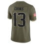 Brandin Cooks Houston Texans Nike 2022 Salute To Service Limited Jersey - Olive Brandin Cooks Houston Texans Nike 2022 Salute To Service Limited Jersey - Olive