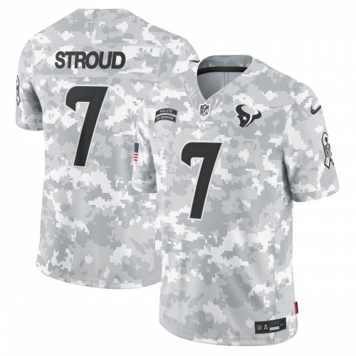 C.J. Stroud Houston Texans Nike 2024 Salute to Service Limited Jersey - Arctic Camo C.J. Stroud Houston Texans Nike 2024 Salute to Service Limited Jersey - Arctic Camo