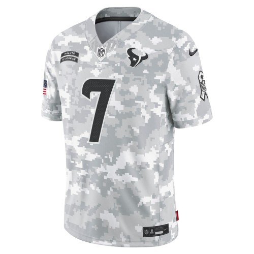 C.J. Stroud Houston Texans Nike 2024 Salute to Service Limited Jersey - Arctic Camo C.J. Stroud Houston Texans Nike 2024 Salute to Service Limited Jersey - Arctic Camo