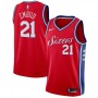 Men's Philadelphia 76ers Joel Embiid #21 Red Swingman Jersey - Statement Edition Men's Philadelphia 76ers Joel Embiid #21 Red Swingman Jersey - Statement Edition