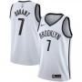 Men's Brooklyn Nets Kevin Durant No.7 Nike White 2020/21 Swingman Jersey - Association Edition Men's Brooklyn Nets Kevin Durant No.7 Nike White 2020/21 Swingman Jersey - Association Edition