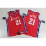 Men's Philadelphia 76ers Joel Embiid #21 Red Swingman Jersey - Statement Edition Men's Philadelphia 76ers Joel Embiid #21 Red Swingman Jersey - Statement Edition