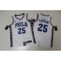 Men's Philadelphia 76ers Ben Simmons Nike #25 White Swingman Jersey - Association Edition Men's Philadelphia 76ers Ben Simmons Nike #25 White Swingman Jersey - Association Edition