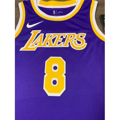 Men's Los Angeles Lakers Kobe Bryant #8 Purple Swingman Jersey - Statement Edition Men's Los Angeles Lakers Kobe Bryant #8 Purple Swingman Jersey - Statement Edition