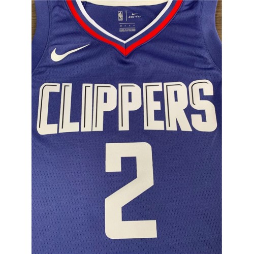 Men's LA Clippers Kawhi Leonard #2 Blue 19-20 Swingman Jersey - Icon Edition Men's LA Clippers Kawhi Leonard #2 Blue 19-20 Swingman Jersey - Icon Edition