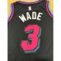 Men's Miami Heat Dwyane Wade #3 Black Swingman Jersey - City Edition Men's Miami Heat Dwyane Wade #3 Black Swingman Jersey - City Edition