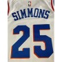 Men's Philadelphia 76ers Ben Simmons Nike #25 White Swingman Jersey - Association Edition Men's Philadelphia 76ers Ben Simmons Nike #25 White Swingman Jersey - Association Edition
