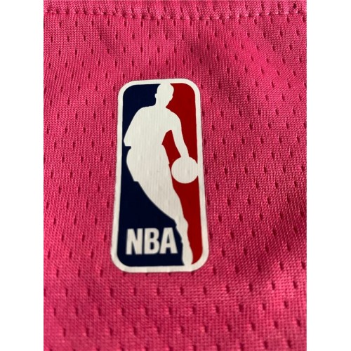Men's Miami Heat Dwyane Wade #3 Pink 19-20 Swingman Jersey - City Edition Men's Miami Heat Dwyane Wade #3 Pink 19-20 Swingman Jersey - City Edition