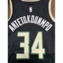 Men's Milwaukee Bucks Giannis Antetokounmpo #34 Black 2020 Swingman Jersey - Statement Edition Men's Milwaukee Bucks Giannis Antetokounmpo #34 Black 2020 Swingman Jersey - Statement Edition