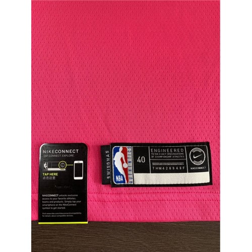 Men's Miami Heat Jimmy Butler #22 Pink 19-20 Swingman Jersey - City Edition Men's Miami Heat Jimmy Butler #22 Pink 19-20 Swingman Jersey - City Edition