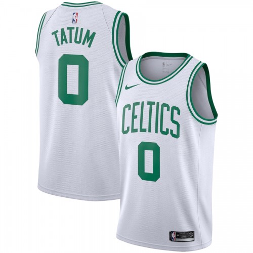 Men's Boston Celtics Jayson Tatum #0 White Swingman Jersey - Icon Edition Men's Boston Celtics Jayson Tatum #0 White Swingman Jersey - Icon Edition