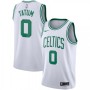 Men's Boston Celtics Jayson Tatum #0 White Swingman Jersey - Icon Edition Men's Boston Celtics Jayson Tatum #0 White Swingman Jersey - Icon Edition
