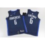 Men's Dallas Mavericks Kristaps Porzingis #6 Navy Finished Swingman Jersey - Statement Edition Men's Dallas Mavericks Kristaps Porzingis #6 Navy Finished Swingman Jersey - Statement Edition