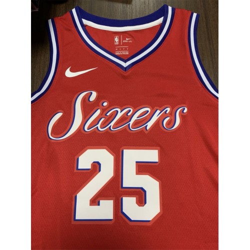 Men's Philadelphia 76ers Ben Simmons #25 Red Swingman Jersey - Statement Edition Men's Philadelphia 76ers Ben Simmons #25 Red Swingman Jersey - Statement Edition